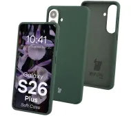 Bizon Soft do Galaxy S26 Plus Ciemnozielony