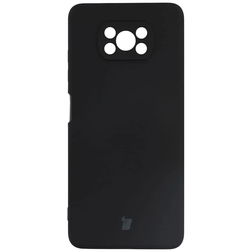 Etui Bizon Silicone do Xiaomi Poco X3 / NFC / PRO Czarny