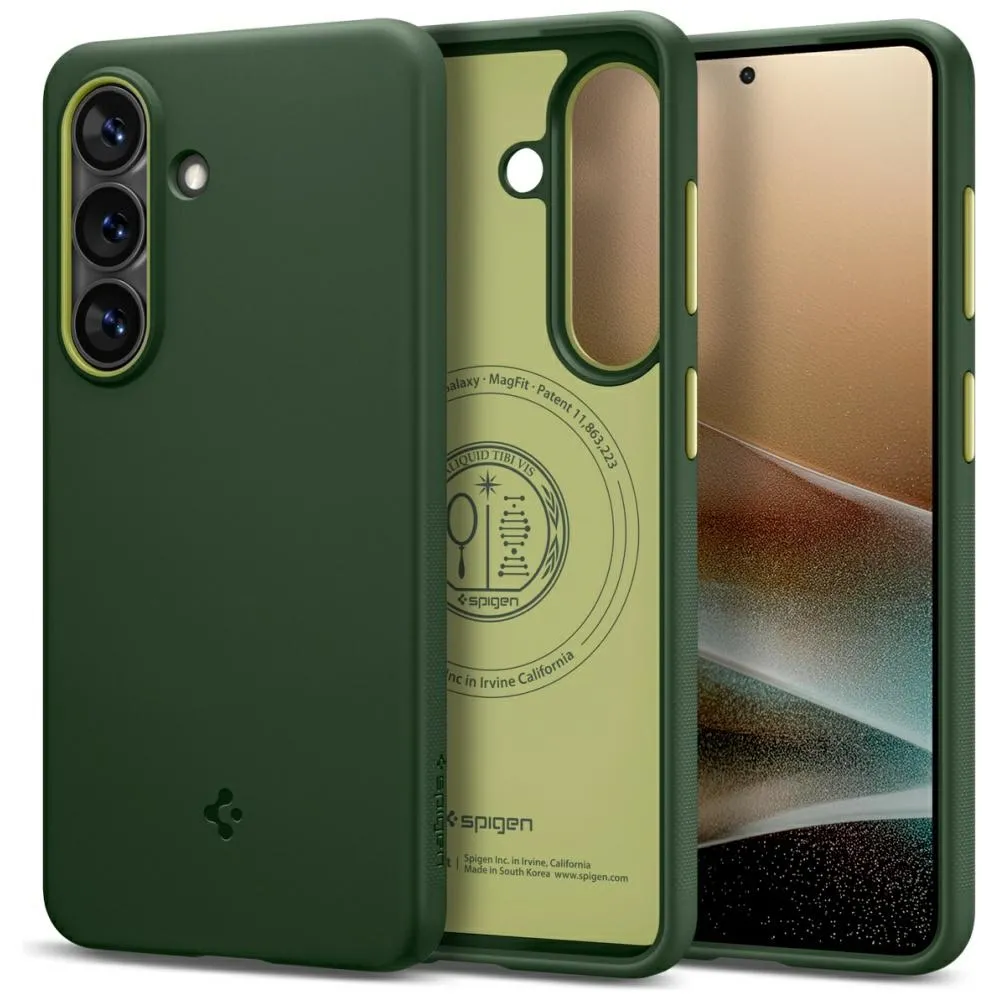 Etui Spigen Nano Pog Mag MagSafe do Galaxy S26 Avo green