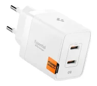Spigen Essential EE472EU 2x USB-C 47W Biały