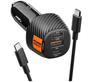 Spigen Essential EV1133 2x USB-C USB-A 113W + Kabel USB-C Czarny