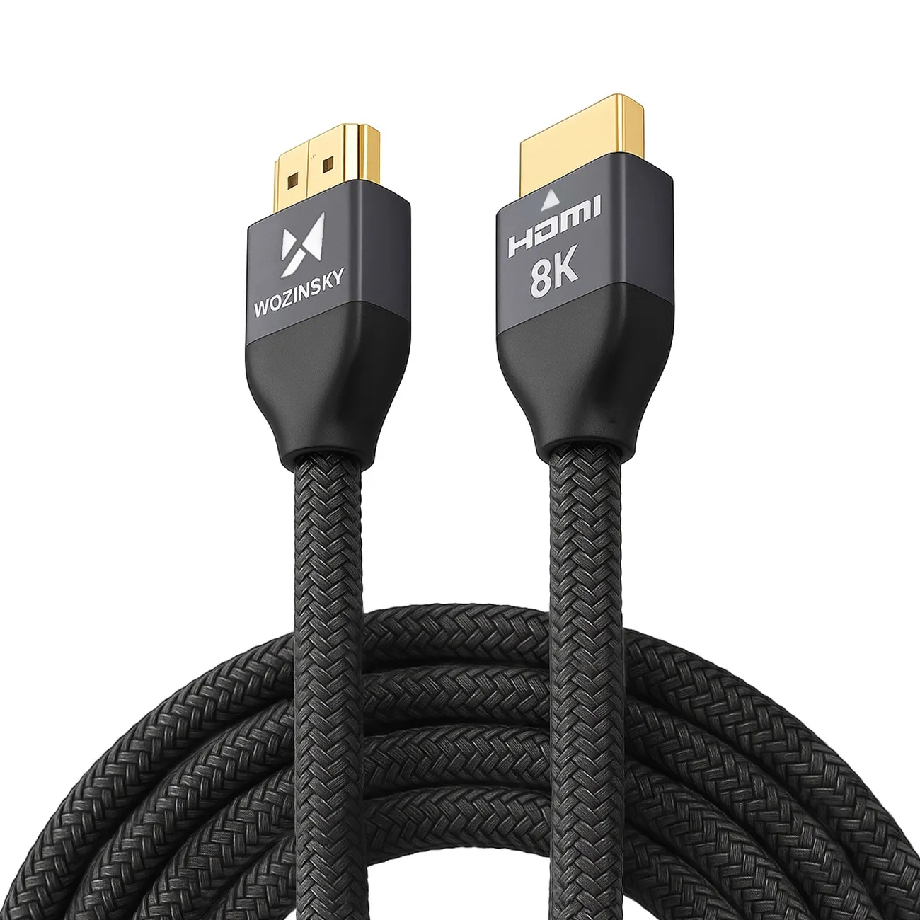 Kabel HDMI Wozinsky WHDMI-50 HDMI 2.1 8K 60Hz, 4K 120Hz 5m Srebrny