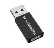 Wozinsky WAAC-01 USB-A do USB-C OTG Czarny