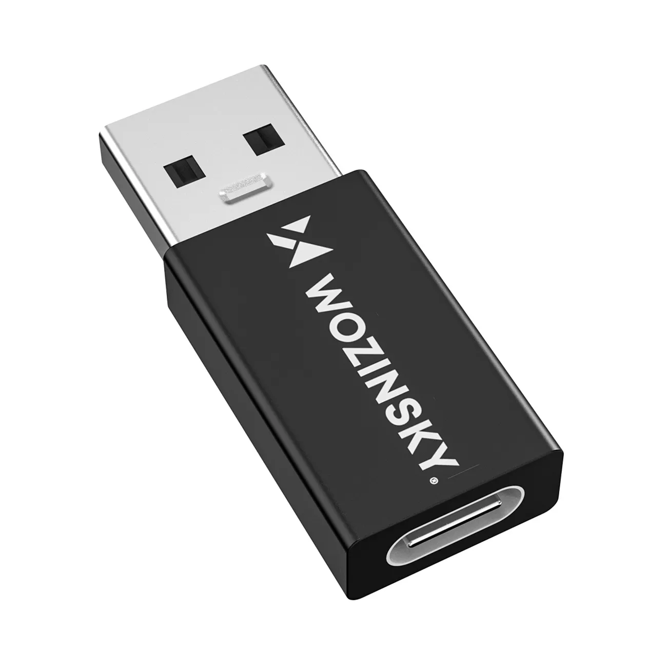 Adapter Wozinsky WAAC-01 USB-A do USB-C OTG Czarny
