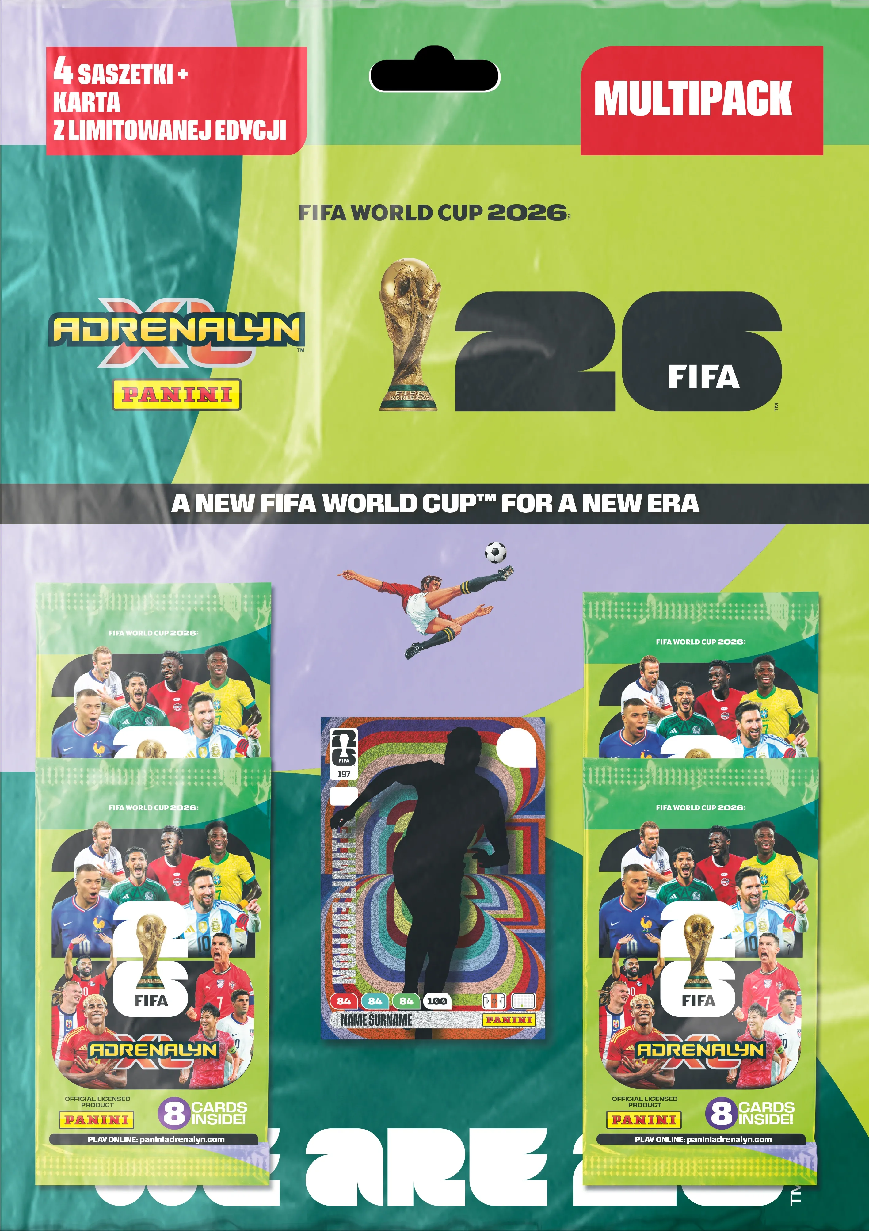 Karty kolekcjonerskie Panini FIFA World Cup 2026 - Multipack