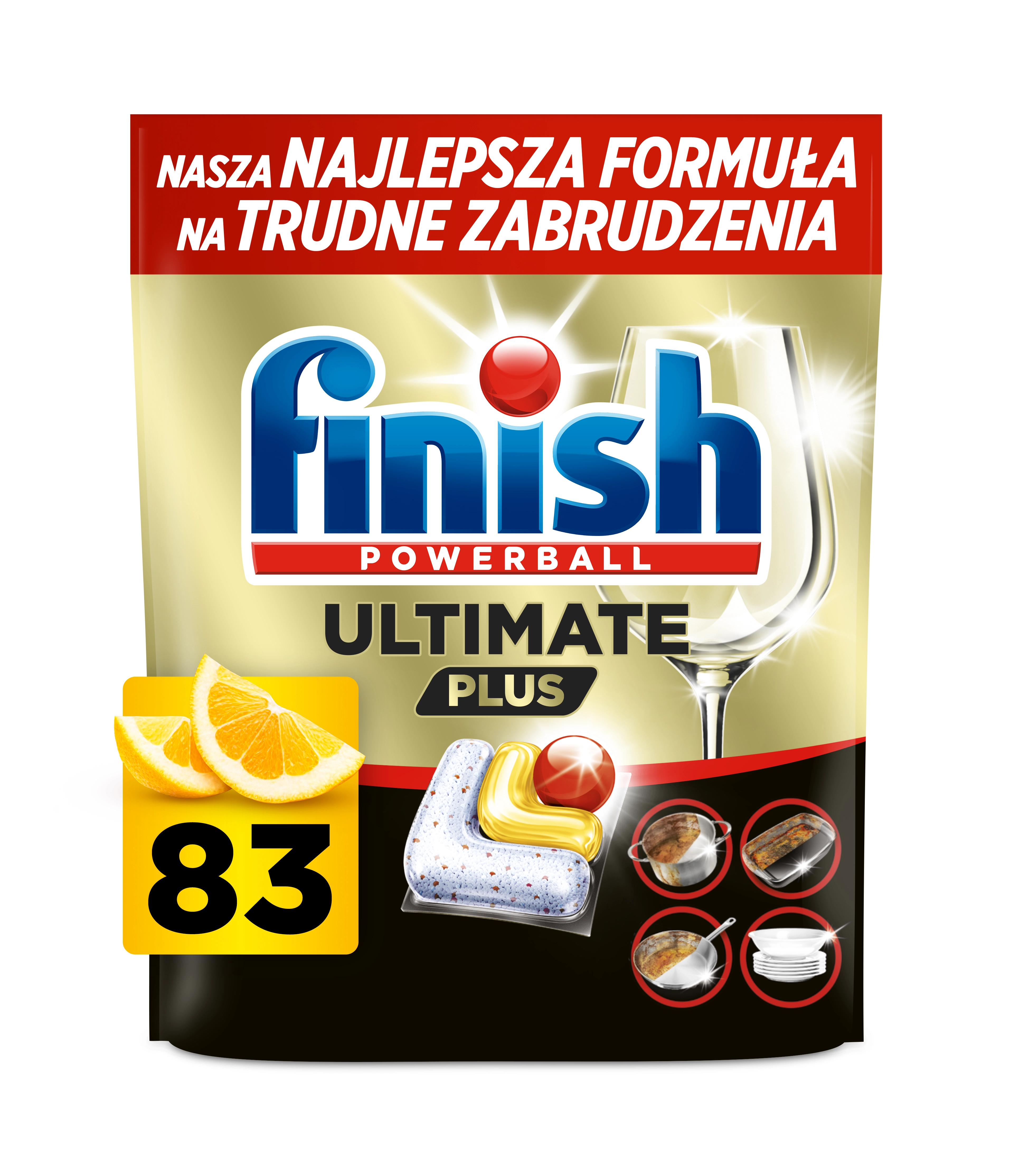 Kapsułki do zmywarki Finish Ultimate Plus Lemon 83szt.