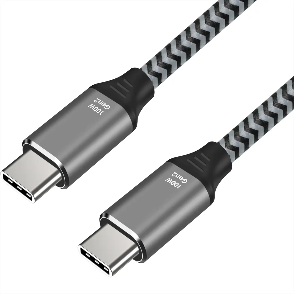 Kabel ART OEM-C1-2 USBC do USB-C 100W 2m Szary