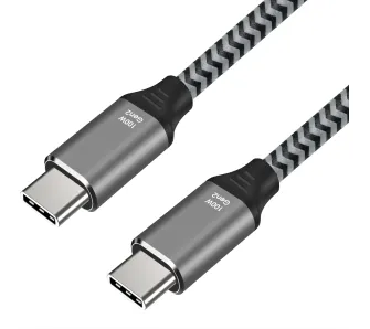 Kabel ART OEM-C1-2 USBC do USB-C 100W 2m Szary