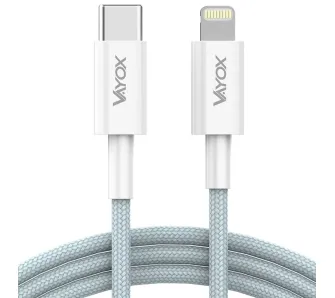 Kabel Vayox VA0106 Premium line  20W USB-C do Lightning 1m Szary