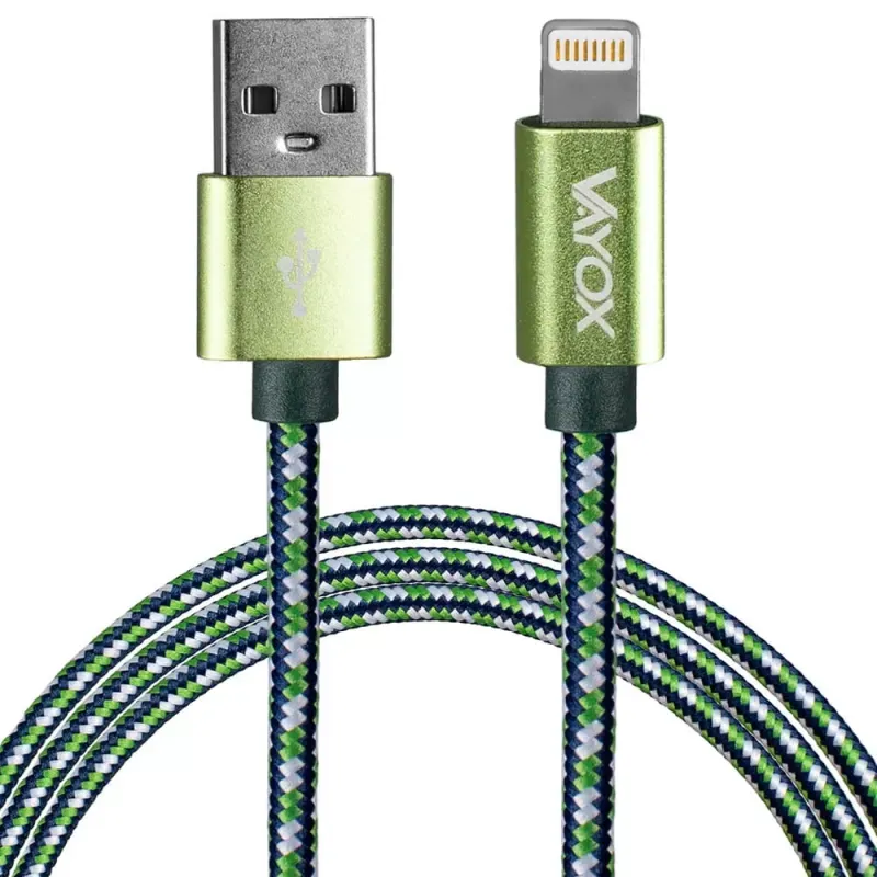 Kabel Vayox VA0147 USB-A do Lightning 1,5m Zielony