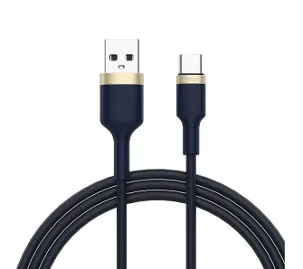 Kabel Vayox VA0059 Premium Line USB-A do USB-C 1m 3A Granatowy