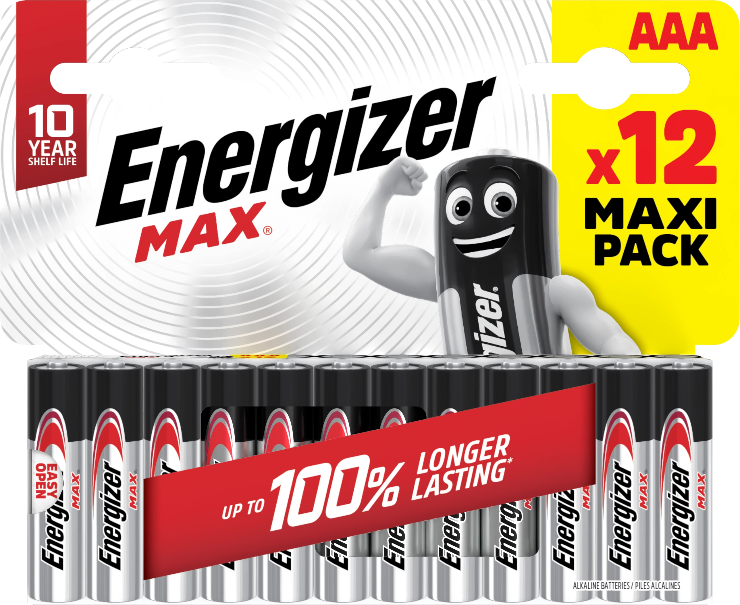 Baterie Energizer Max AAA LR03 E92 12 szt.