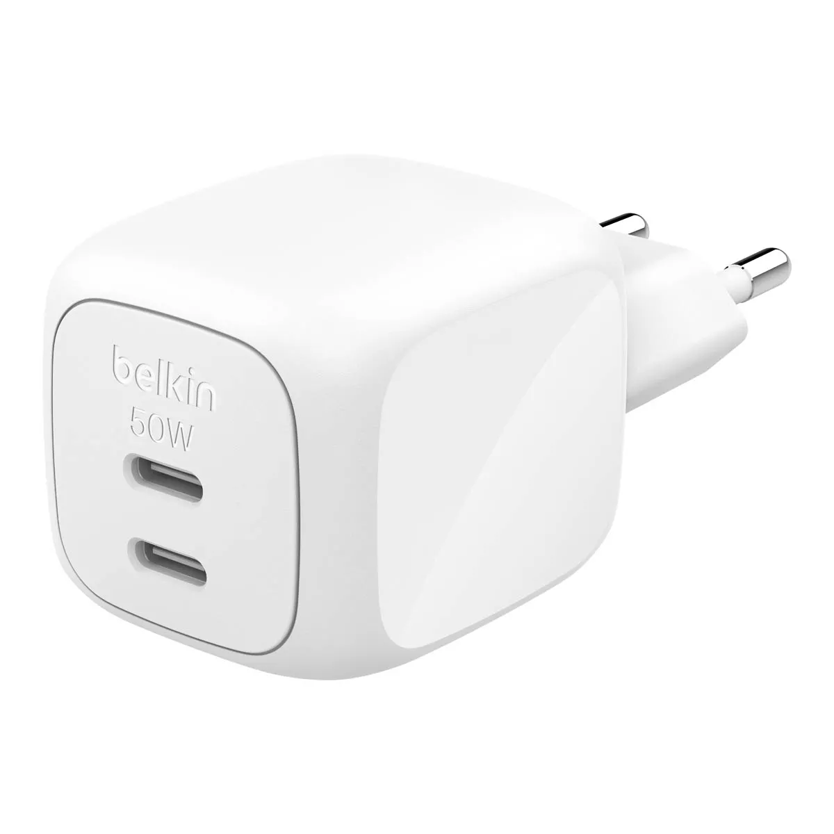 Ładowarka sieciowa Belkin WCH019KQWH BoostCharge Pro 2x USB-C 50W Biały