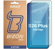 Bizon z ramką Glass Edge Duo do Galaxy S26 Plus / S25 Edge, 2 sztuki