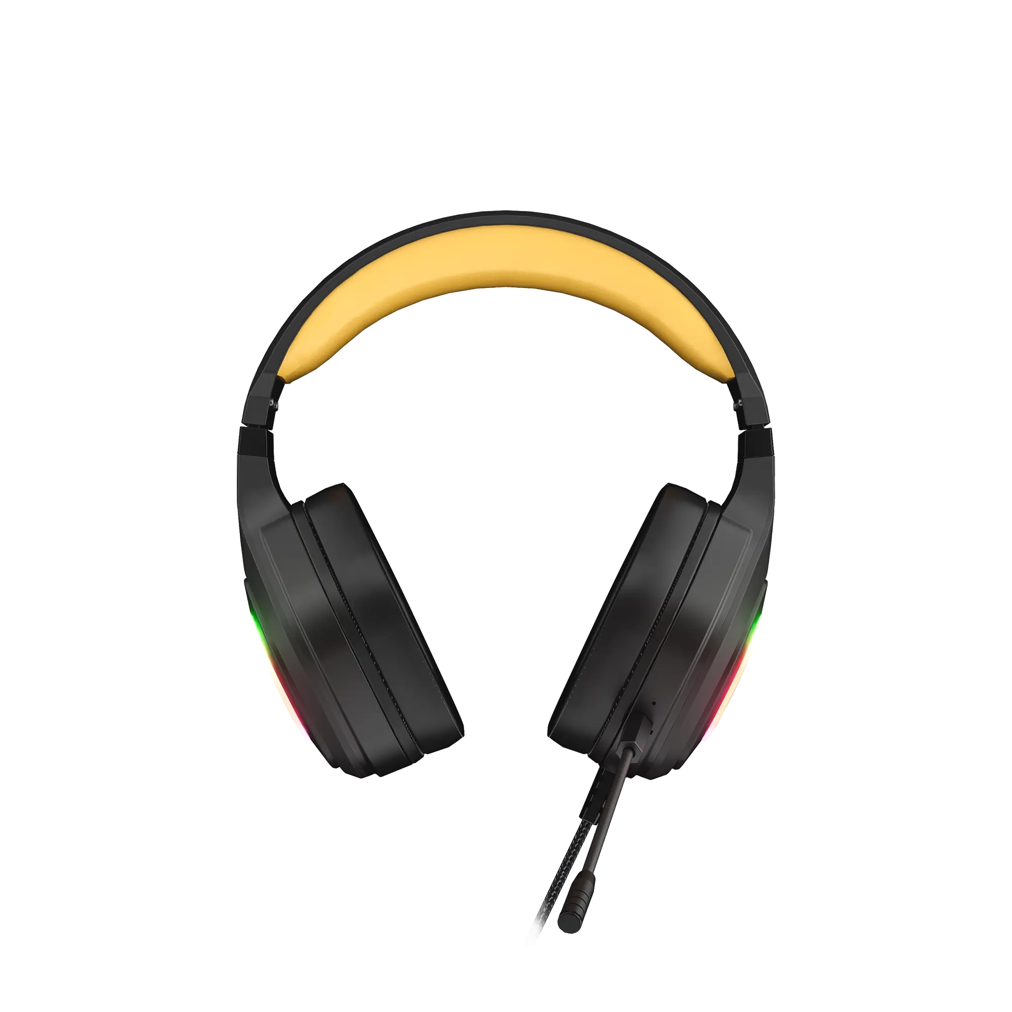 фото Наушники с микрофоном Marvo Pulz 80 Black/Yellow (HG9084) 3