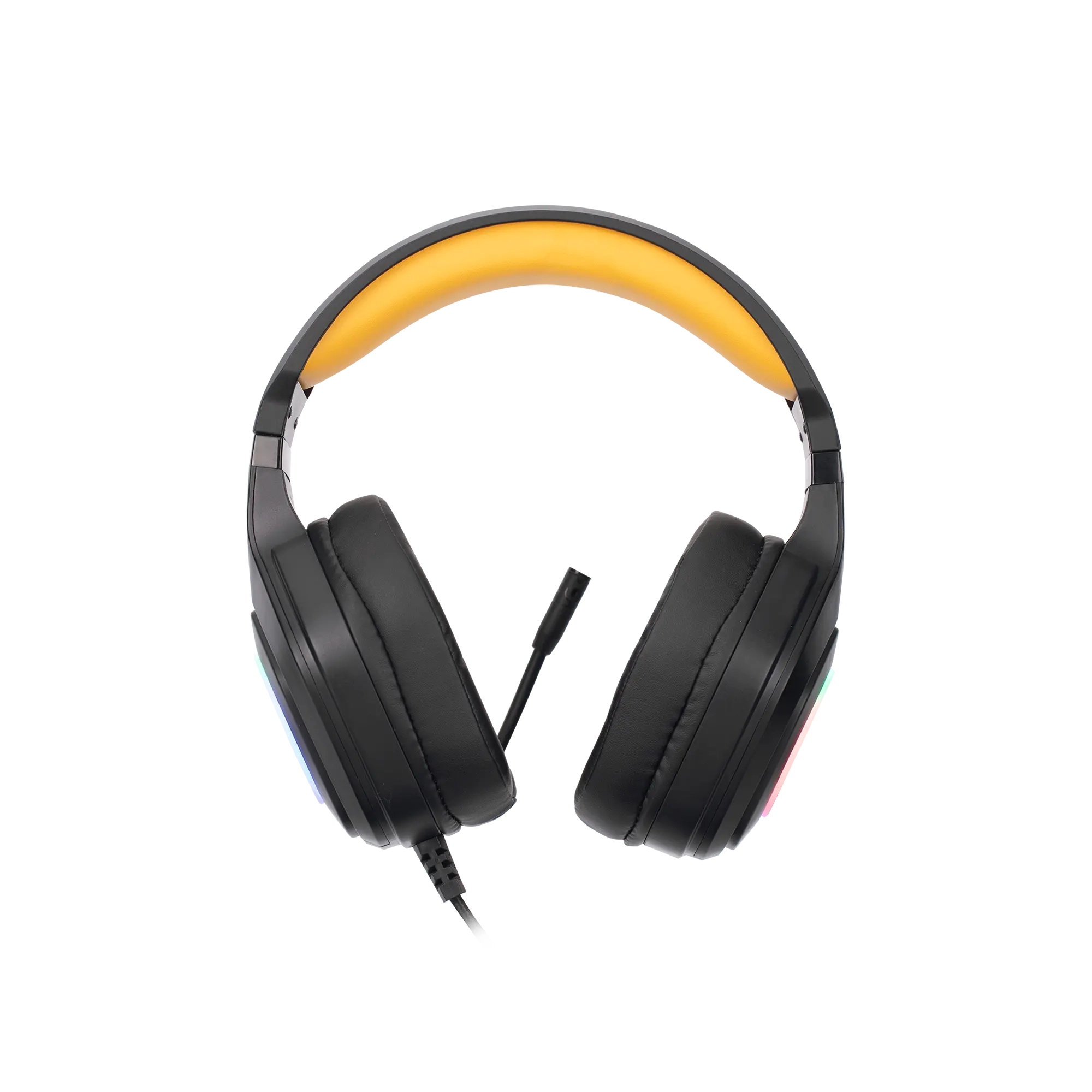 фото Наушники с микрофоном Marvo Pulz 80 Black/Yellow (HG9084) 2