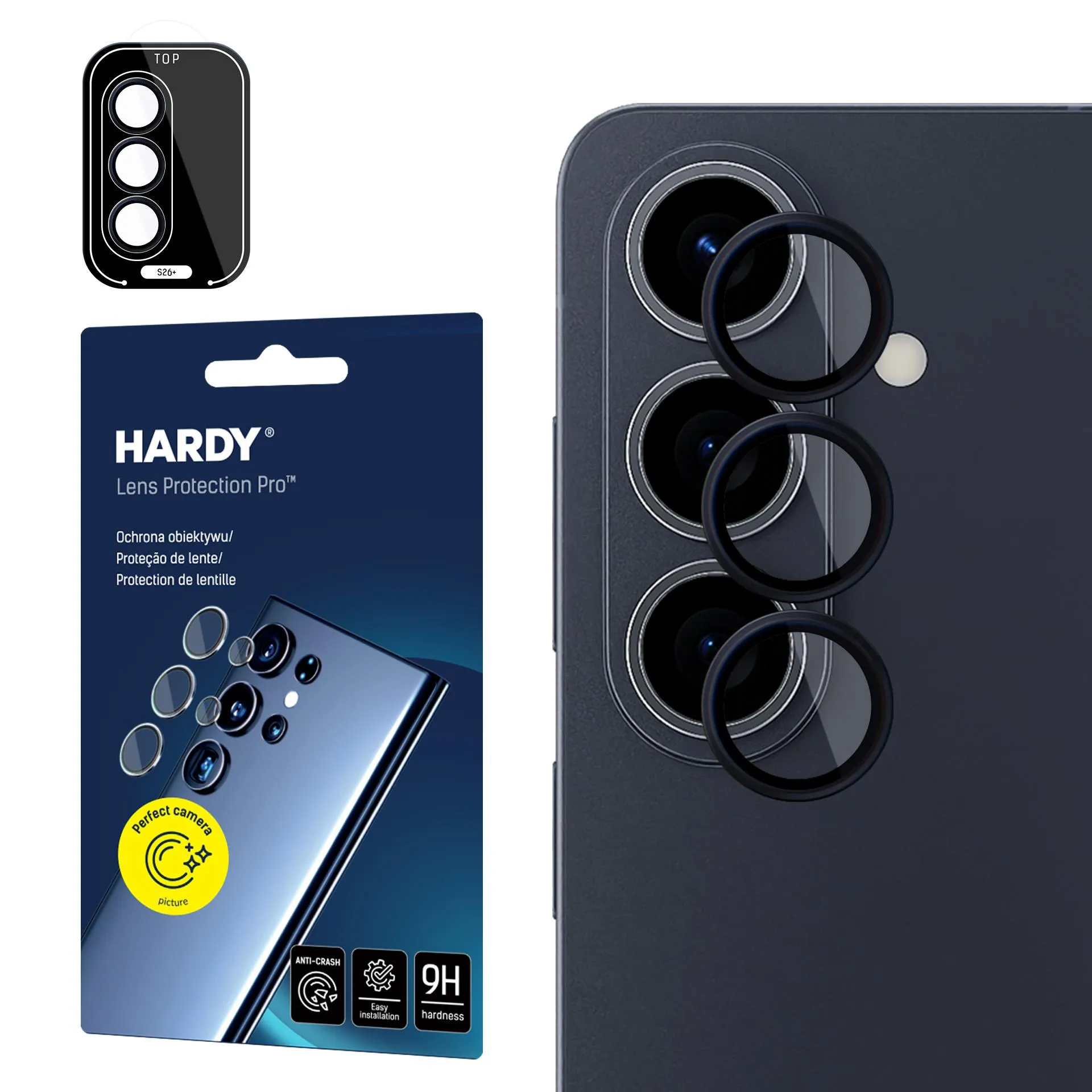 Szkło hartowane 3mk Hardy Lens Protection Pro do Galaxy S26+
