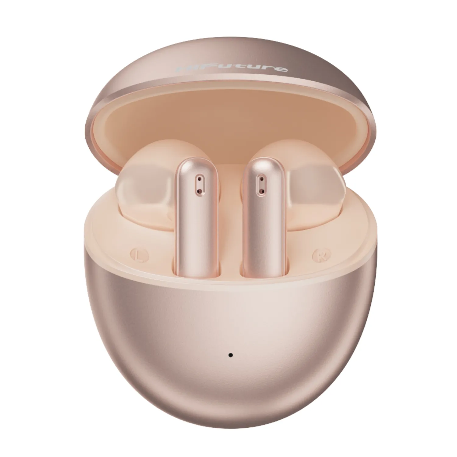 Słuchawki bezprzewodowe HiFuture ColorBuds 3 Douszne z system 4 mikrofonów ENC Bluetooth 5.4 Różowe złoto