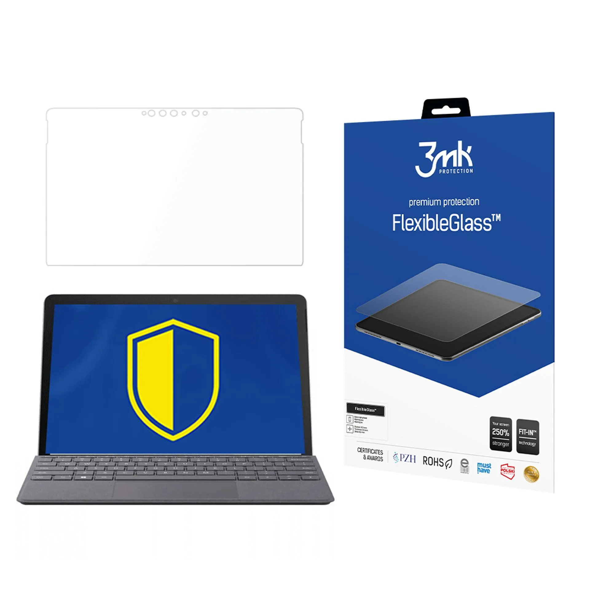 Szkło hybrydowe 3mk FlexibleGlass do Microsoft Surface Go 3 / Go 4