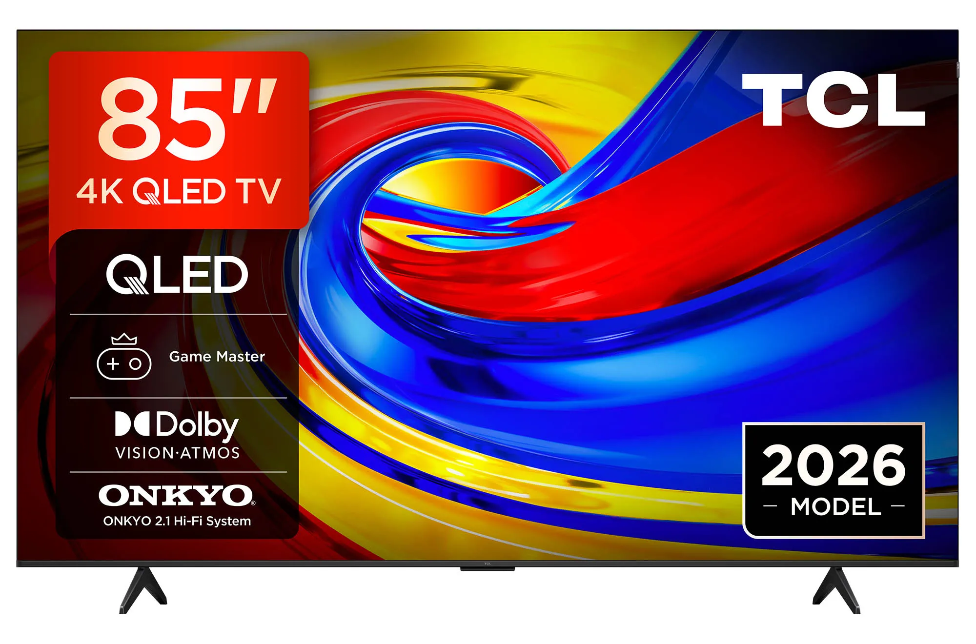 Telewizor TCL 85P7L 85" QLED 4K Google TV Funkcje AI Dolby Vision Dolby Atmos HDMI 2.1 DVB-T2