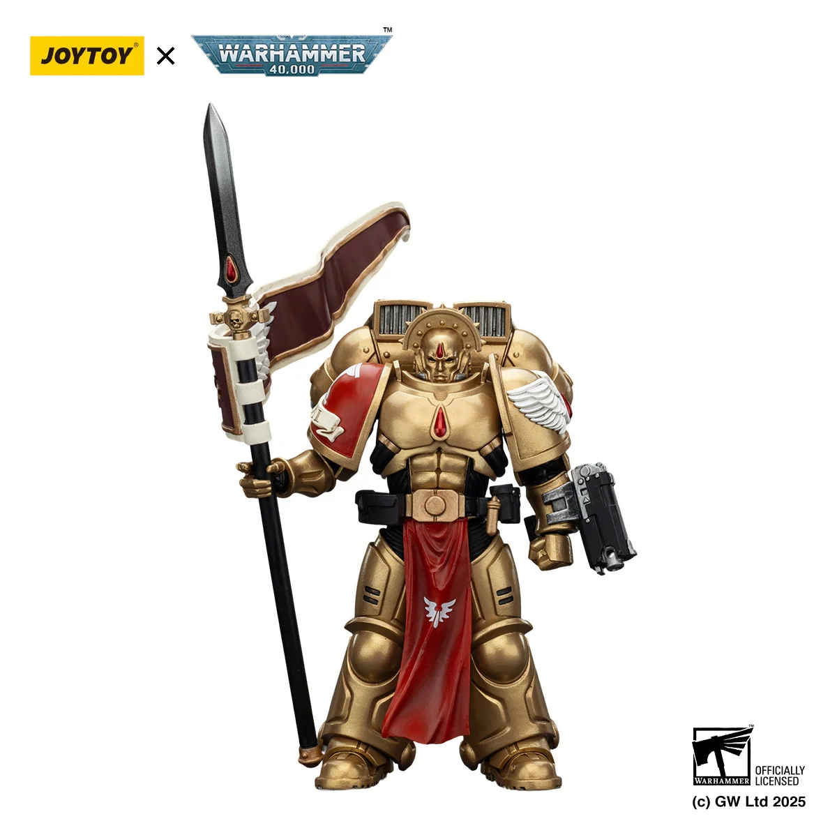 Figurka Joy Toy Warhammer 40k Blood Angels Sanguinary Guard 3 with Angelus Boltgun and Encarmine Spear