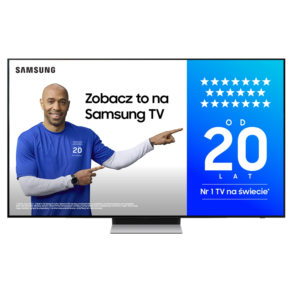 Telewizor Samsung QE65S90HAE  65" OLED 4K 165Hz Vision AI Tizen Dolby Atmos HDMI 2.1 DVB-T2
