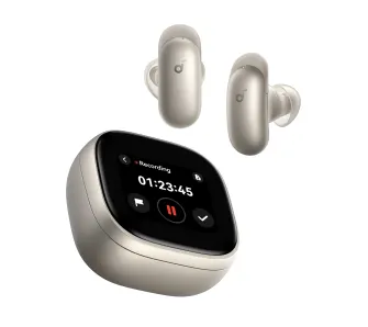 Słuchawki bezprzewodowe Soundcore Liberty 5 Pro Max ANC Dyktafon AI, Thus AI Bluetooth 6.1 Tytanowy