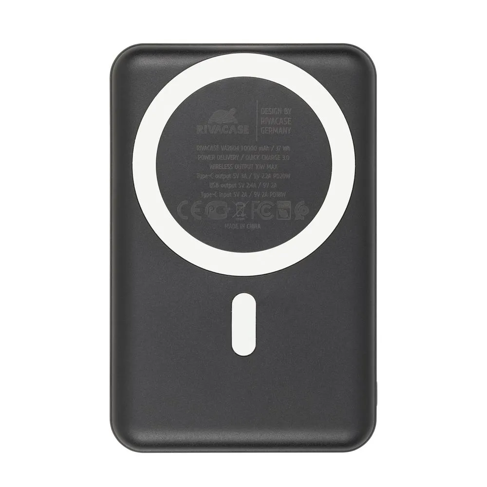 Powerbank Rivacase VA2604 10000mAh 20W Czarny