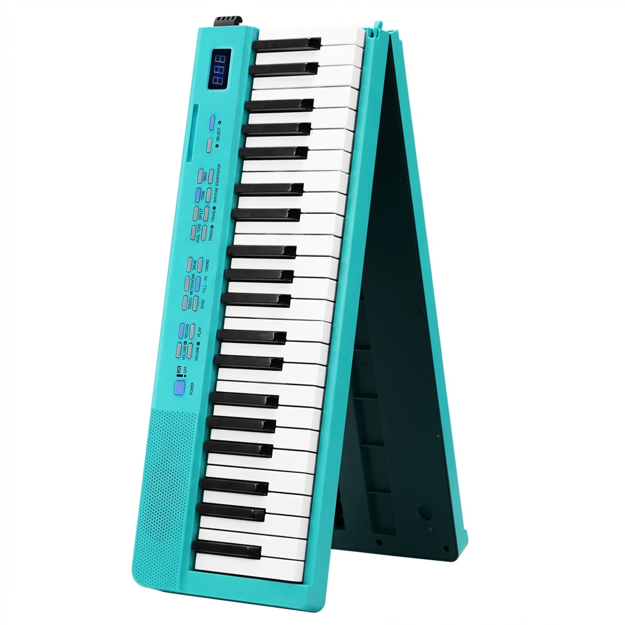Pianino cyfrowe Musicmate MM-P8-T FoldMaster składane Turkusowy