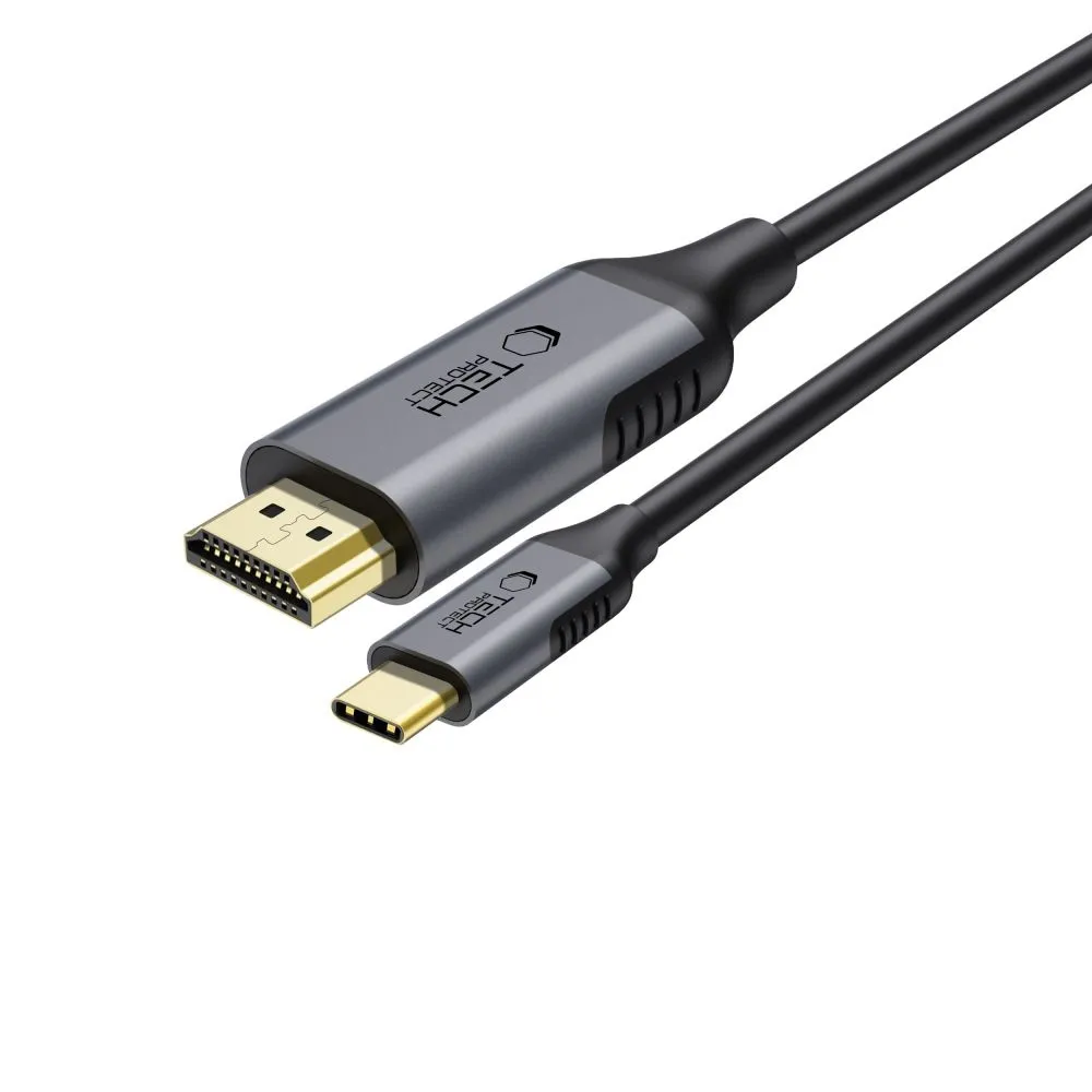 Kabel HDMI Tech-Protect UltraBoost USB-C do HDMI 60Hz 1,8m Czarny