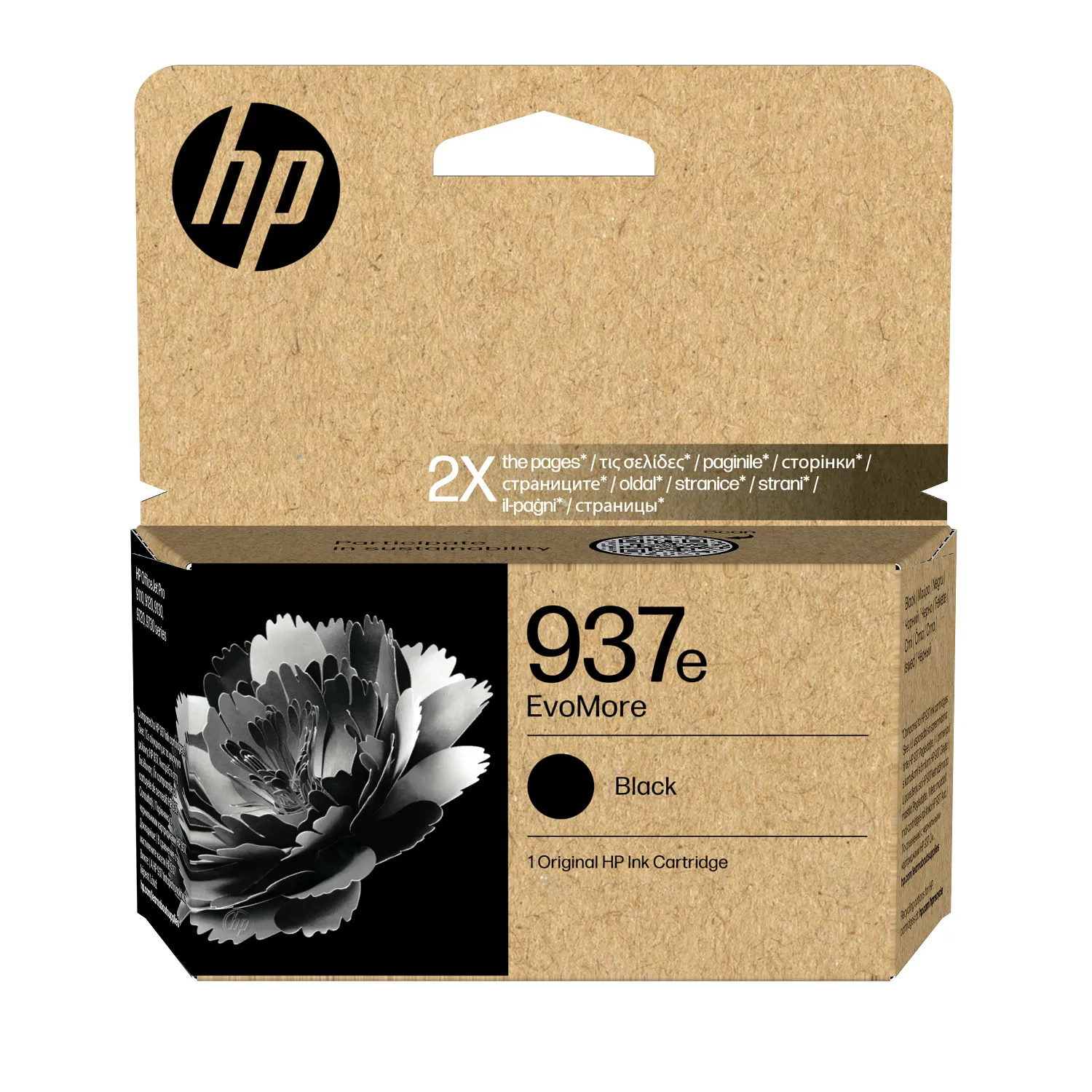 Tusz HP 4S6W9NE nr 937e EvoMore Czarny 53 ml
