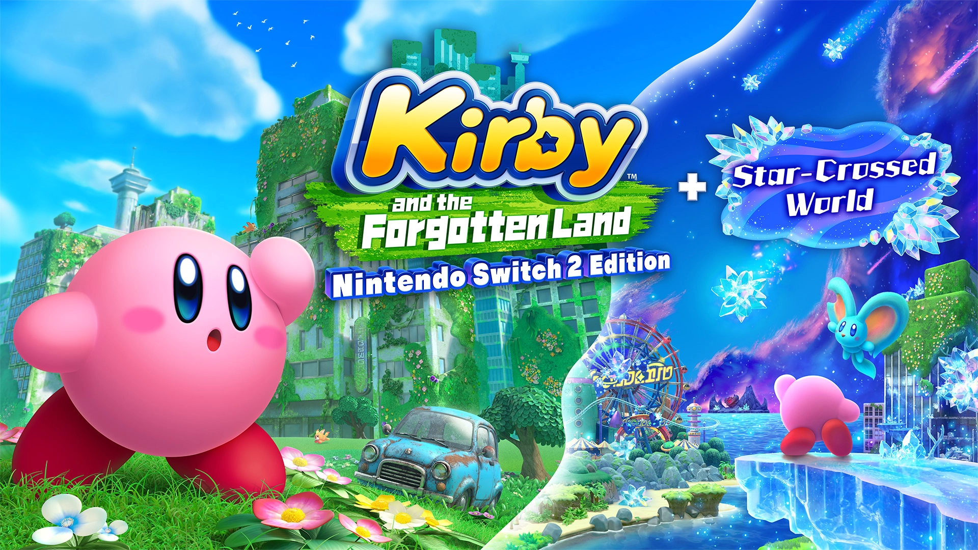 Kirby And The Forgotten Land Upgrade Pack Nintendo Switch 2 Edition + Star-Crossed World [Bon Aktywacyjny]