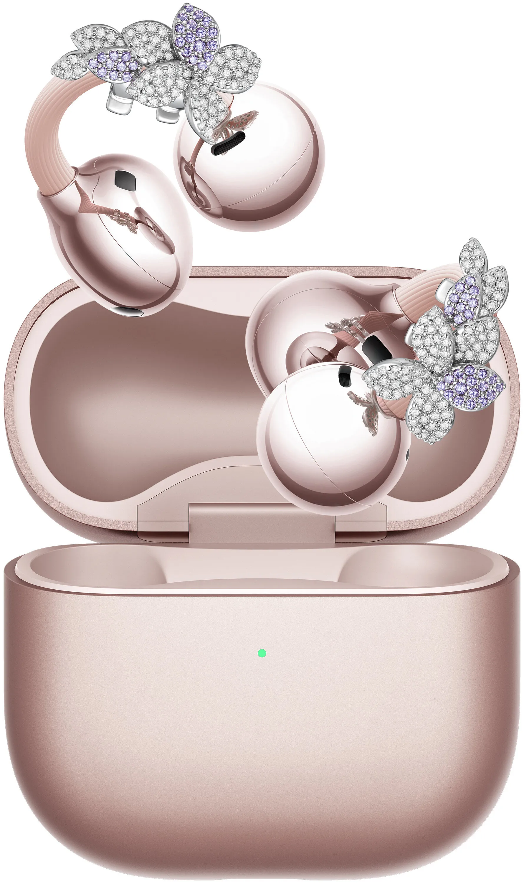 Słuchawki bezprzewodowe Huawei FreeClip 2 TWS Konstrukcja klipsa Bluetooth 6.0 Funkcje AI Flower Edition + Drill Flower Złoty