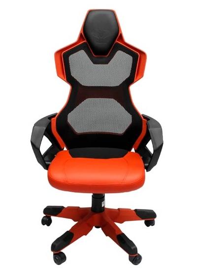 Fotel E-BLUE Cobra Air Gamingowy do 120kg Skóra ECO Czerwony