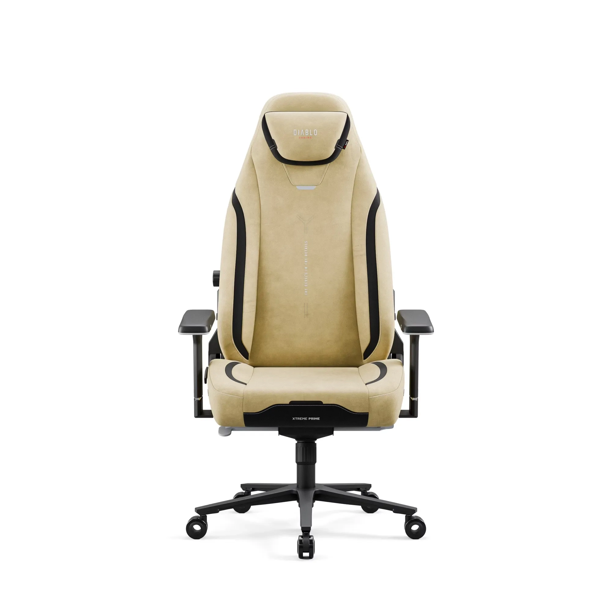 Fotel Diablo Chairs X.Eye Prime, Normal Size, Broken Gold Gamingowy do 140kg Złoty