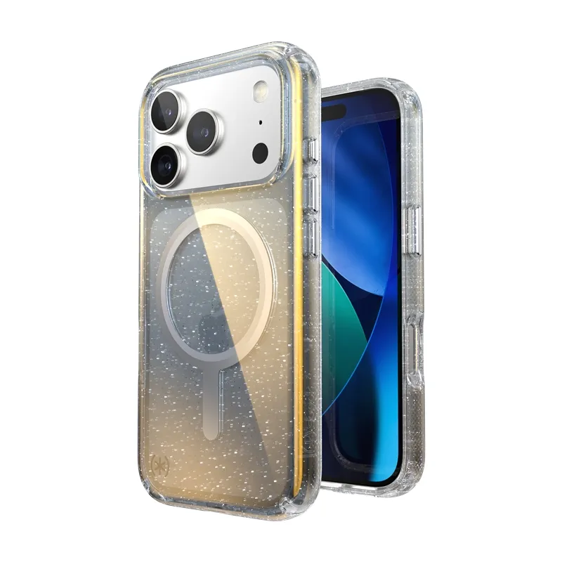 Etui Speck Presidio Lux MagSafe do iPhone 17 Pro Brokatowe