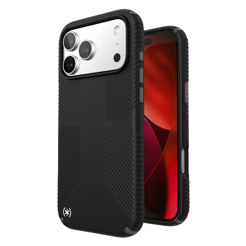 Etui Speck Presidio2 Grip MagSafe do iPhone 17 Pro Max Czarny