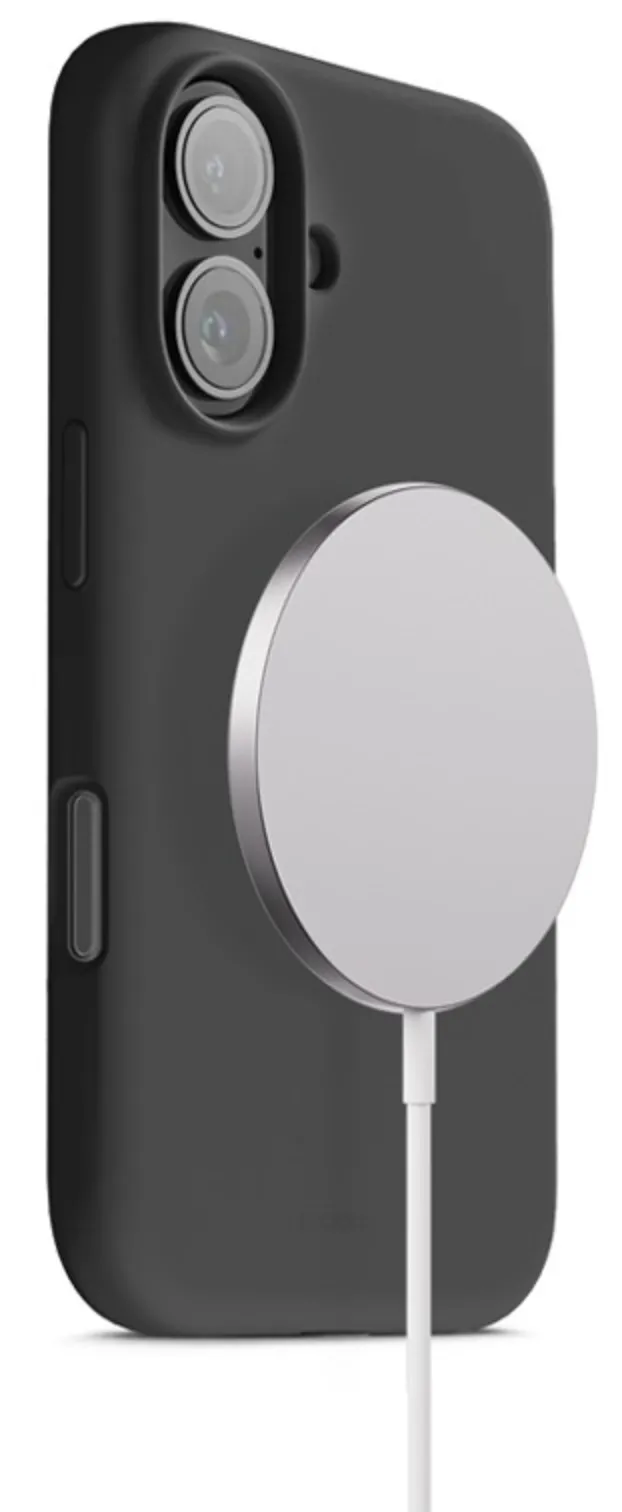 Etui Crong Color Cover Magnetic MagSafe do iPhone 17 Czarny