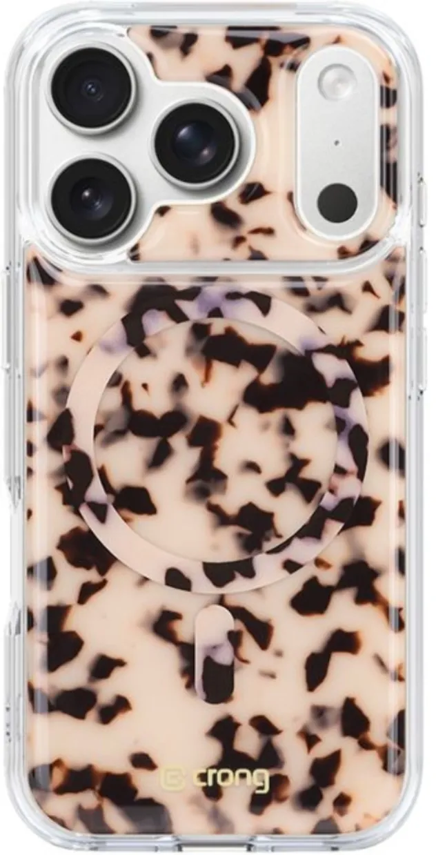 Etui Crong Deluxe MAG Cover MagSafe do iPhone 17 Pro Beżowy