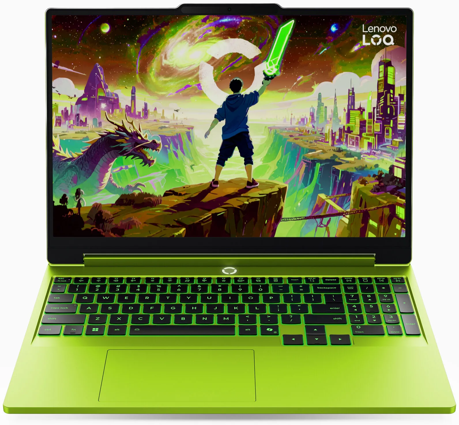 Laptop gamingowy Lenovo LOQ 15AHP11 15,3" 165Hz R7 250 16GB RAM 512GB Dysk SSD RTX5050 DLSS4 Win11 Zielony Funkcje AI