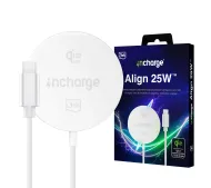 Ładowarka indukcyjna 25W MagSafe Qi2 3mk incharge Align for Android biała
