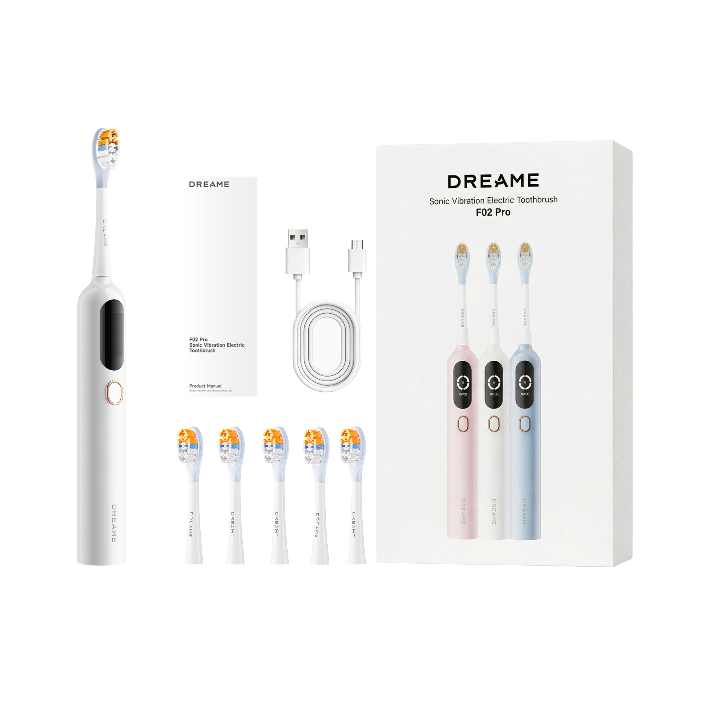 Szczoteczka soniczna Dreame F02 Pro Biały