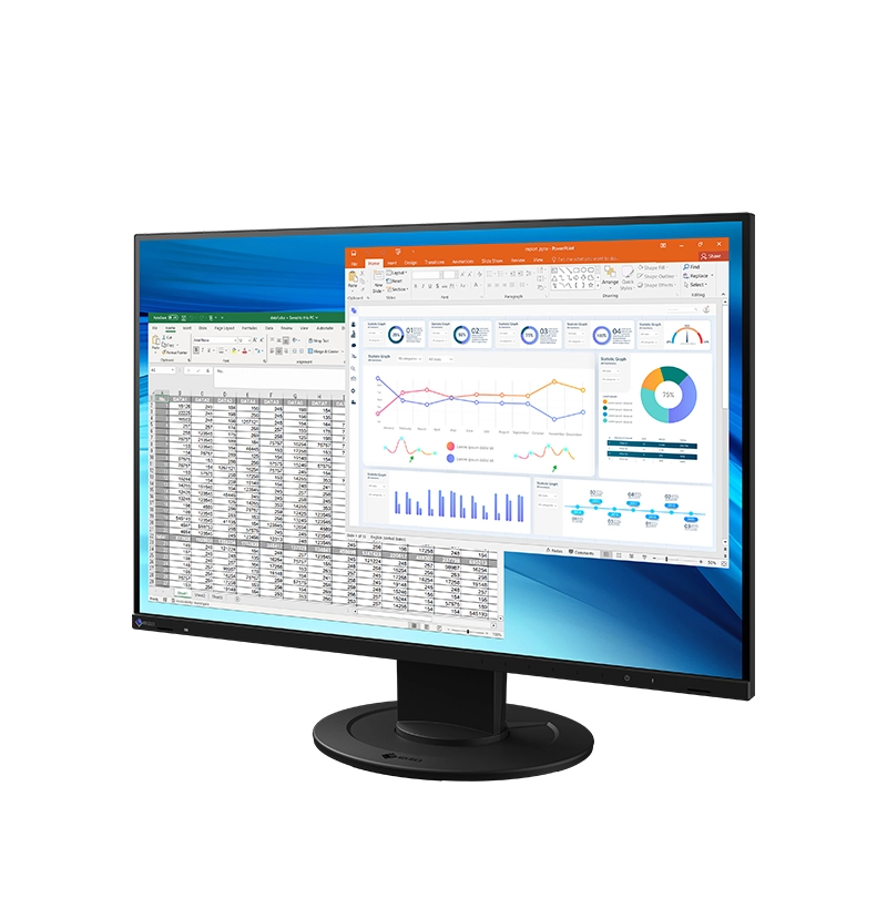 Monitor Eizo FlexScan EV2410R-BK 24,1" Full HD IPS 60Hz 5ms Czarny