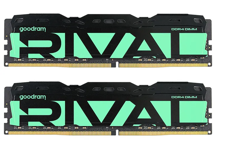 Pamięć RAM GoodRam Rival Radiant DDR4 32GB (2x16GB) 3200 CL16 Zielony