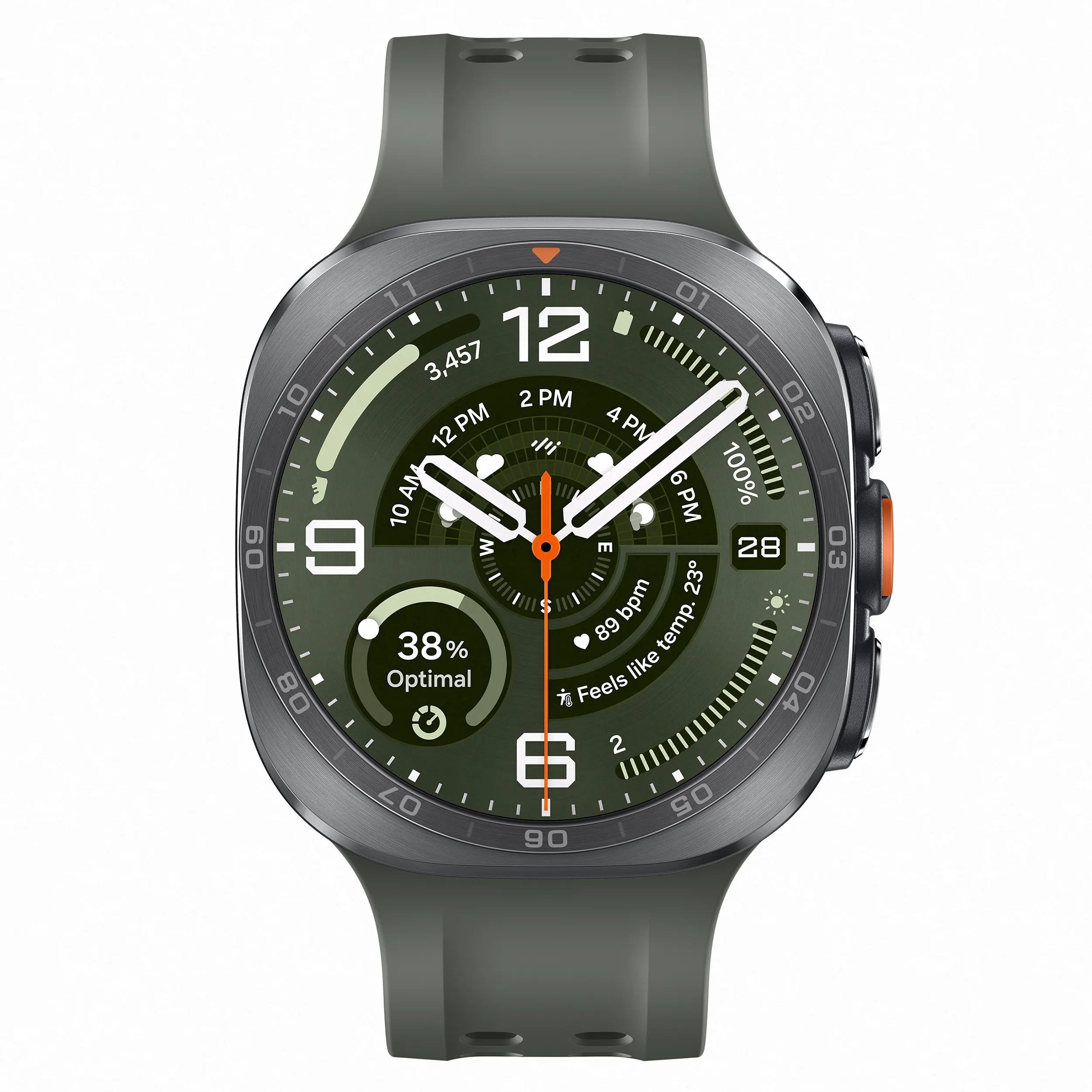 фото Смарт-часов Samsung Galaxy Watch Ultra2 Titanium Silver 47mm LTE Marine Band Black S/M/L (SM-L715FZSA) 1
