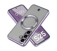 Bizon Case GuardO do Galaxy S25 Liliowy