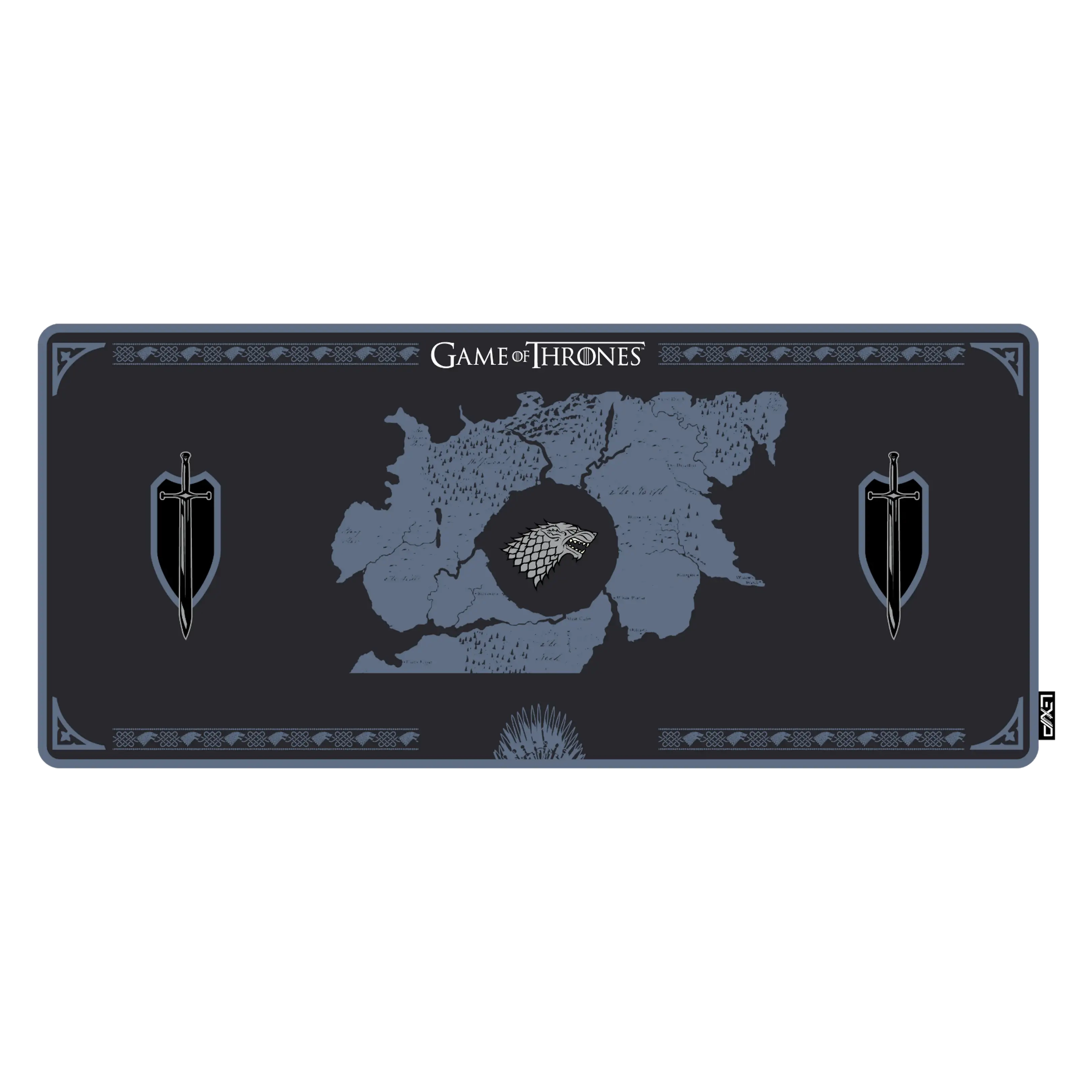 Podkładka Lexip Stark Game of Thrones XXL Czarny
