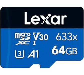 Karta pamięci Lexar Blue Plus microSDXC 64GB + Adapter