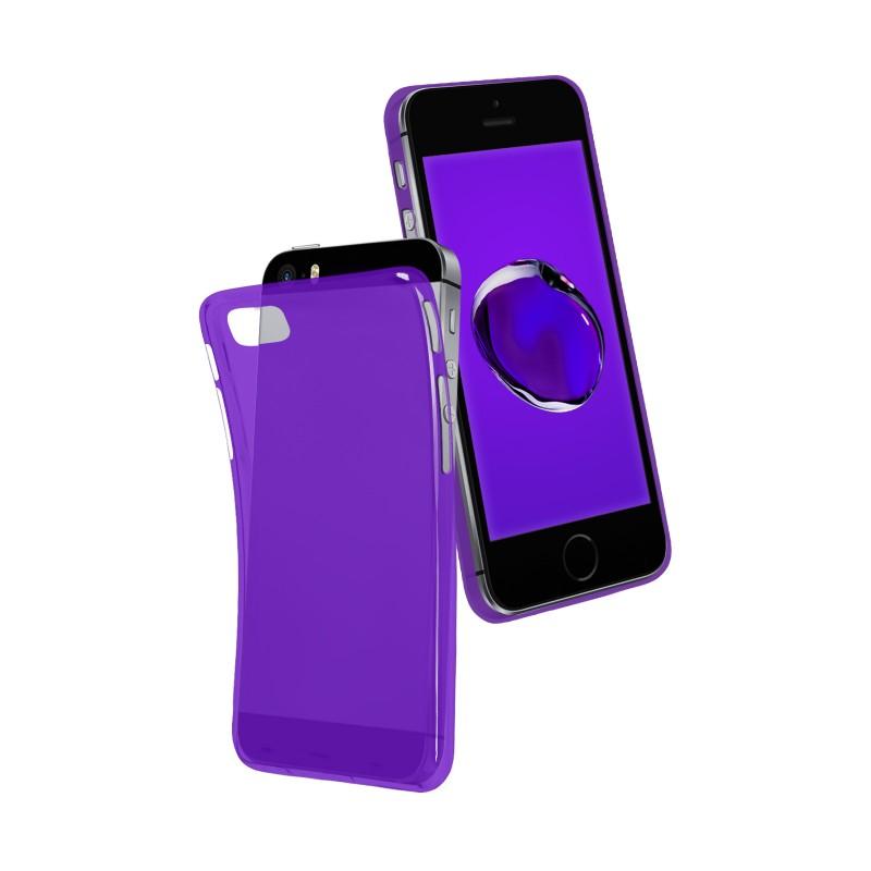 SBS Cool Cover TECOOLIPSEPU iPhone SE/5S/5 (fioletowy)