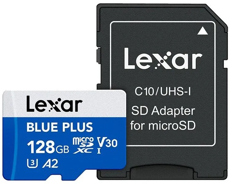 Karta pamięci Lexar BLUE PLUS microSDXC 128GB 170 V30